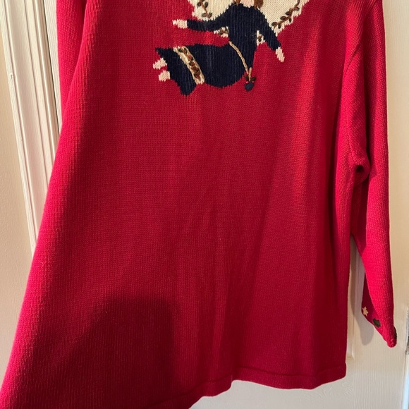Women’s “Believe in Angels” Quacker Factory Sweater Size 1X Excellent Condition - Picture 7 of 8